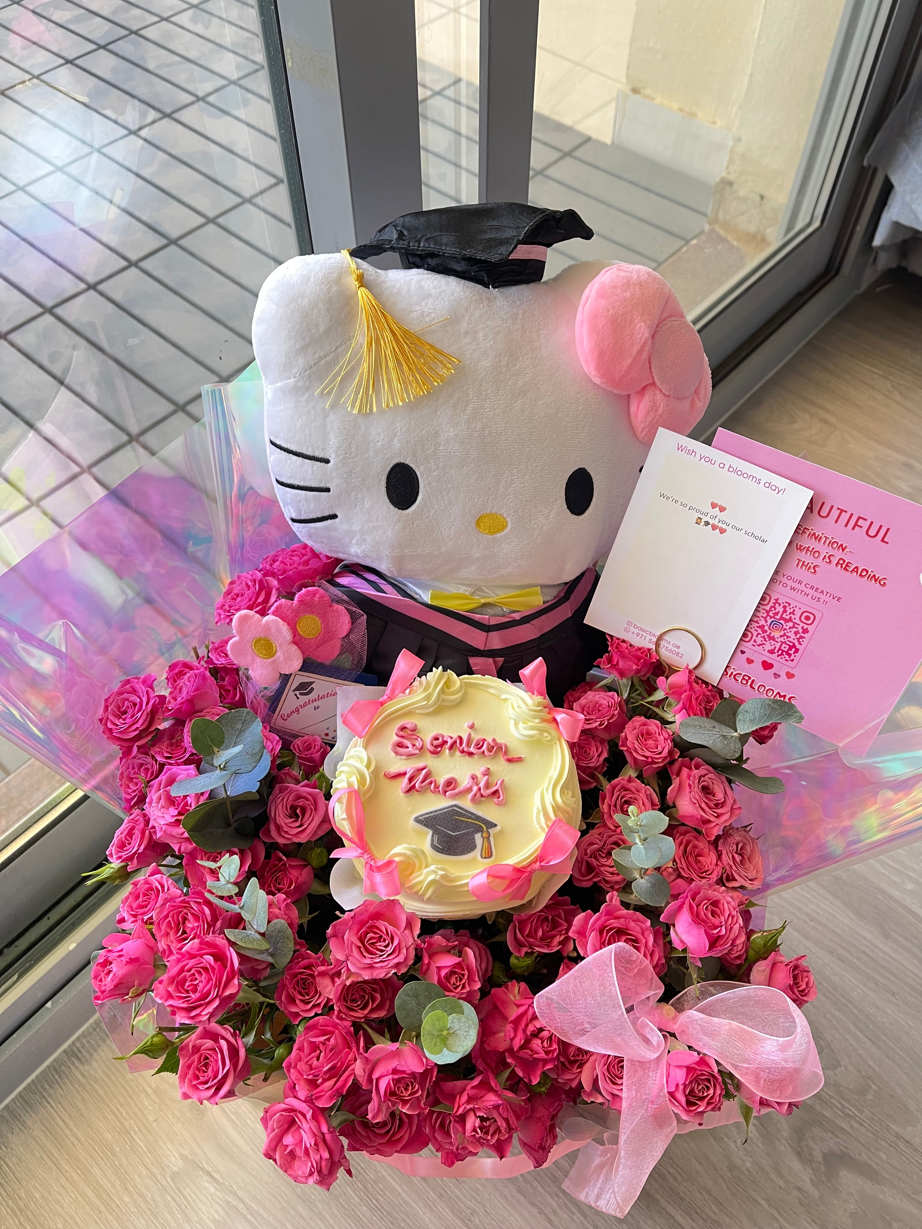 Graduation HelloKitty bouquet