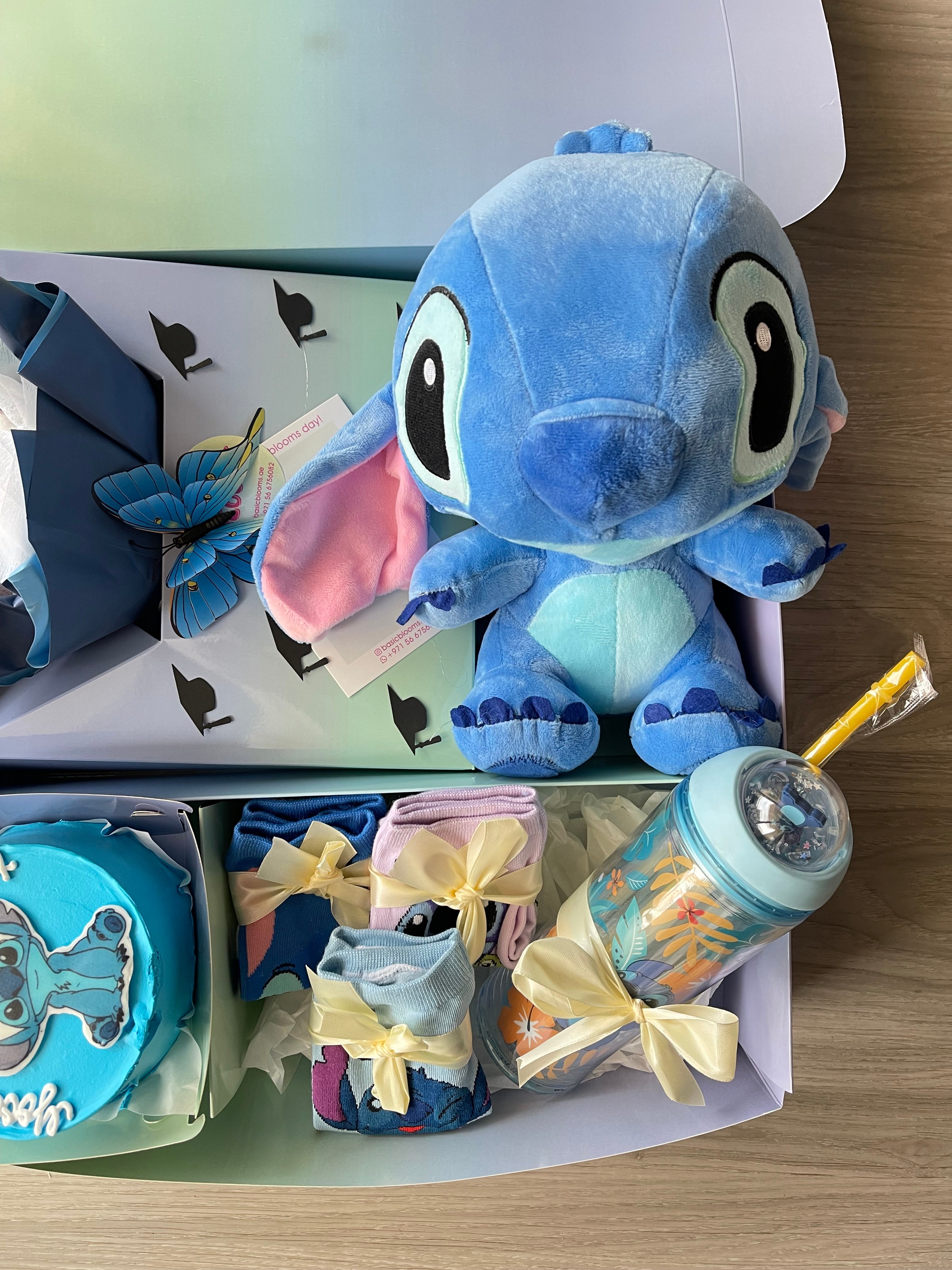 Stitch Graduation Box💙