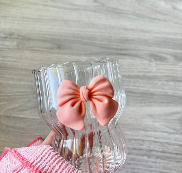 Bow glass cup