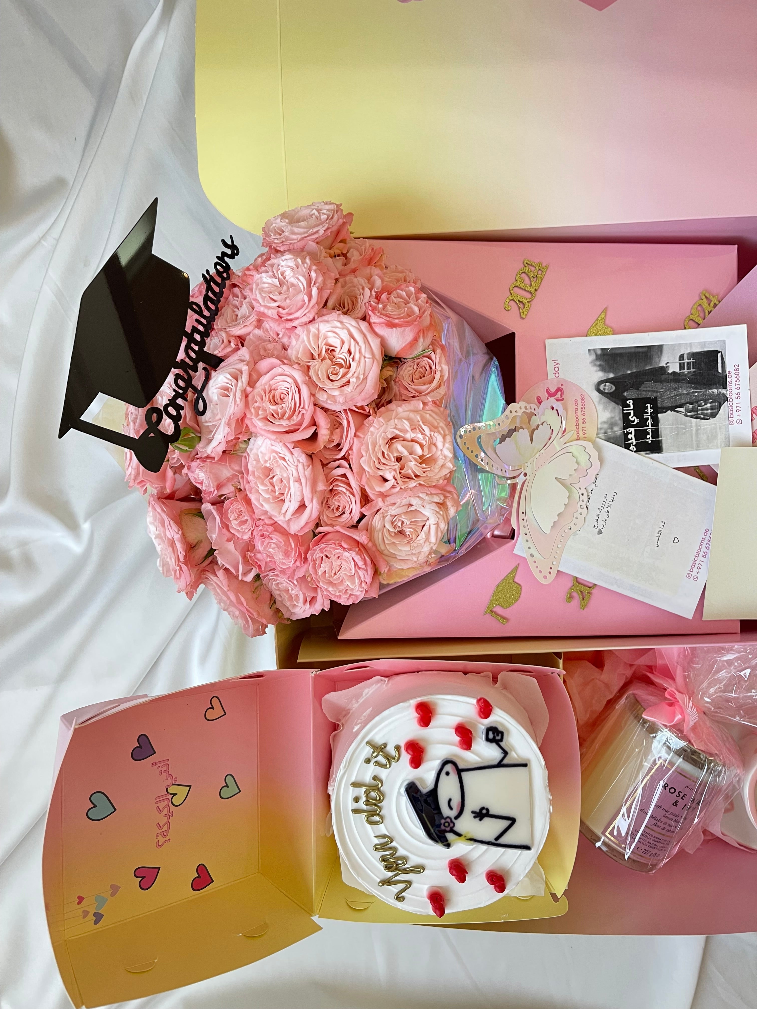 Pink Graduation Box