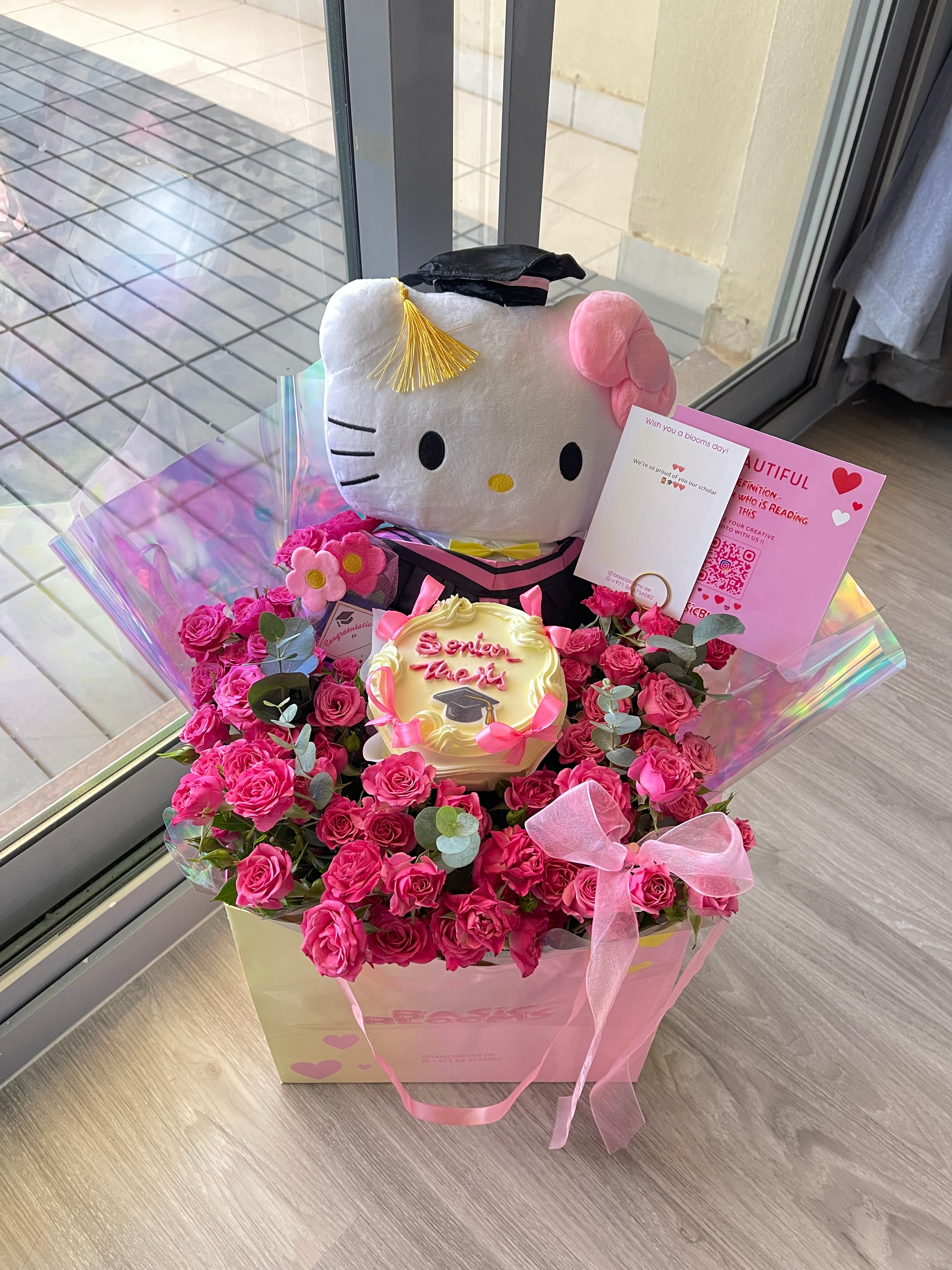 Graduation HelloKitty bouquet