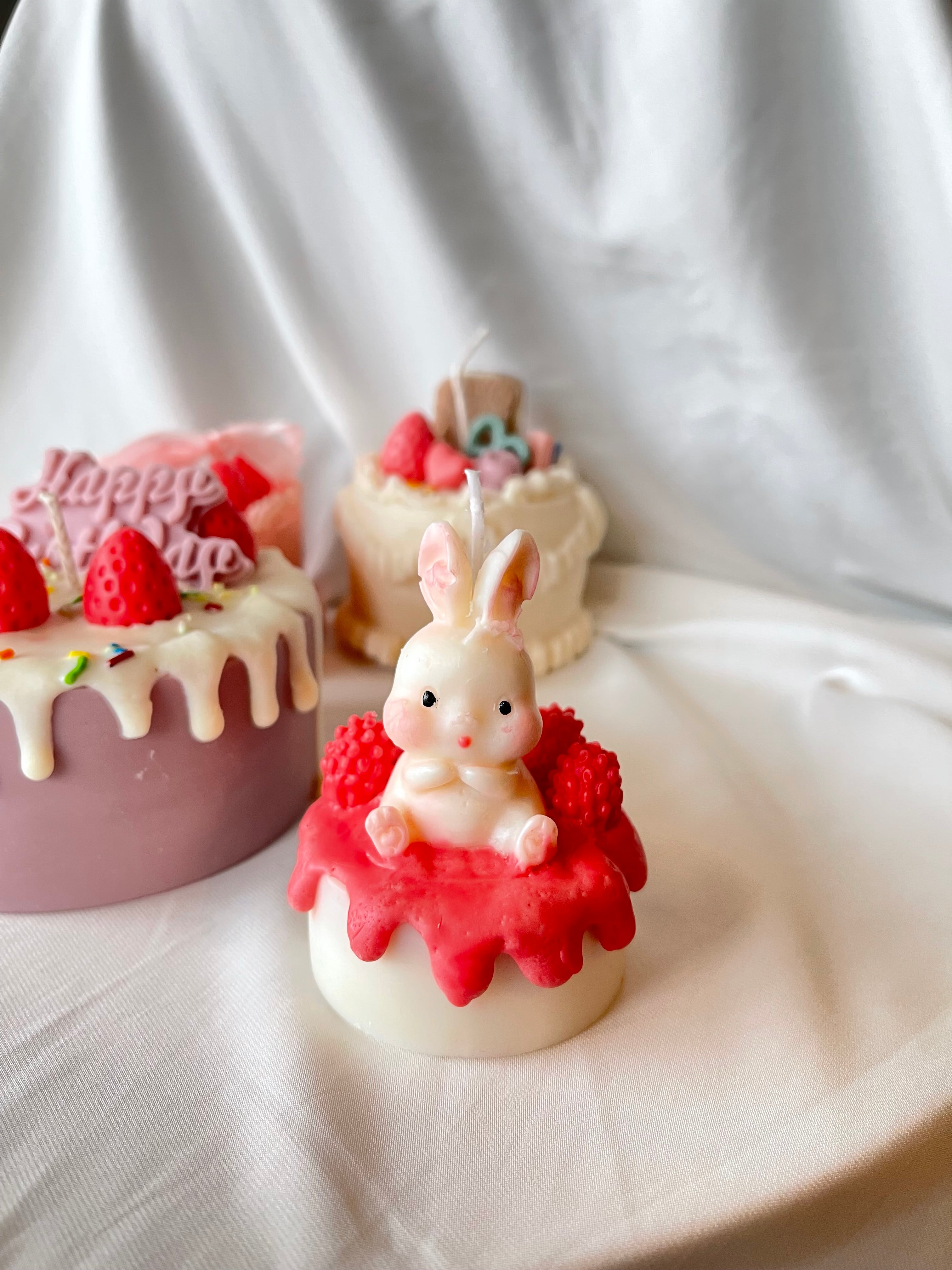 Extra small rabbit cake candle🐰