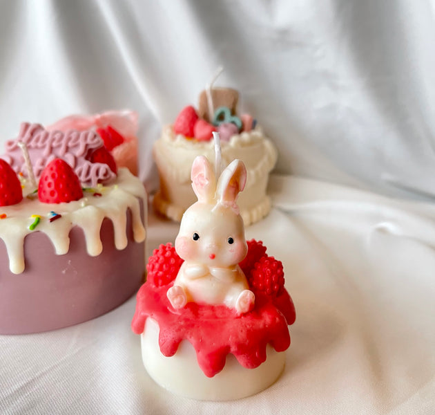 Extra small rabbit cake candle🐰