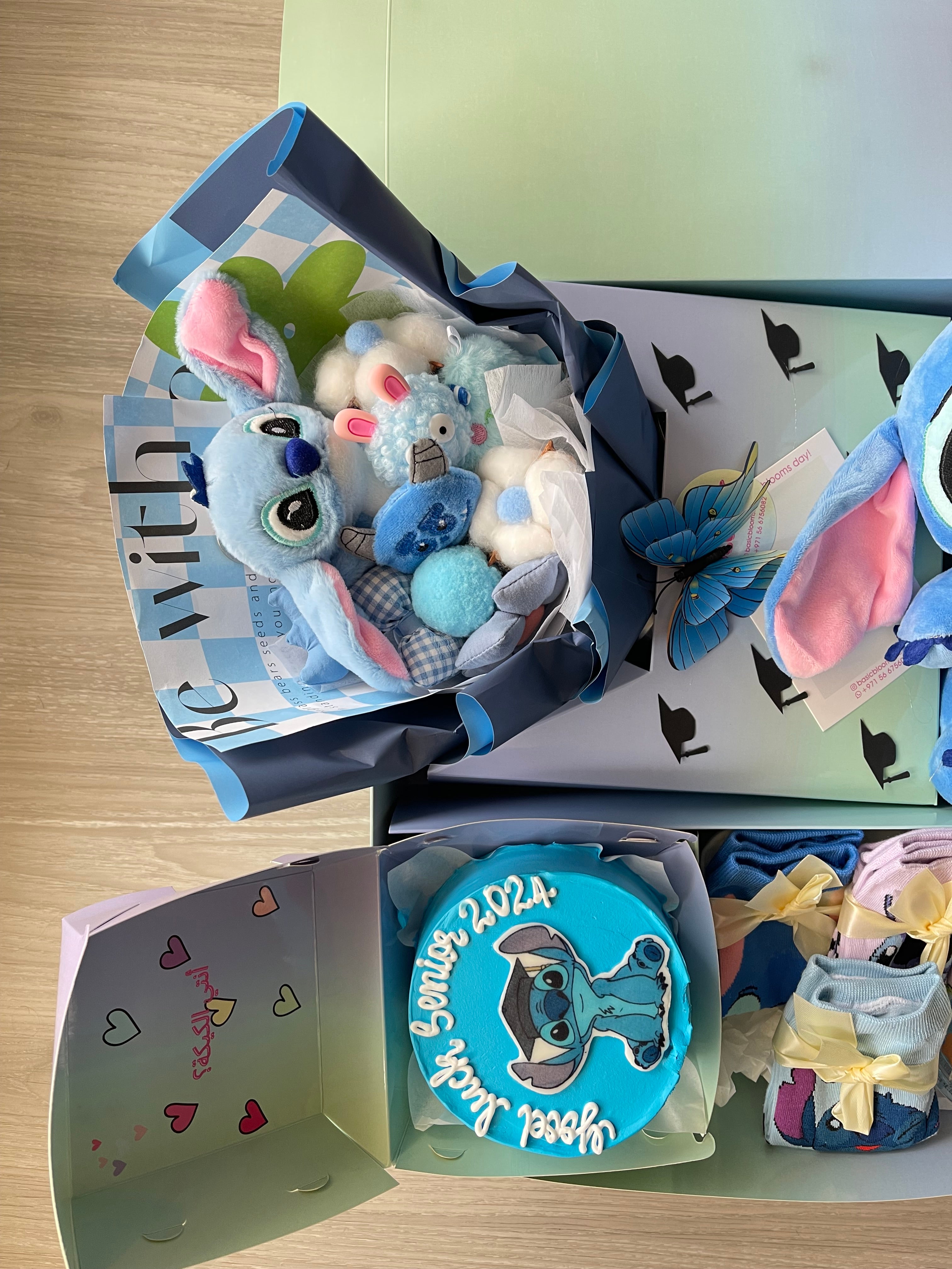 Stitch Graduation Box💙