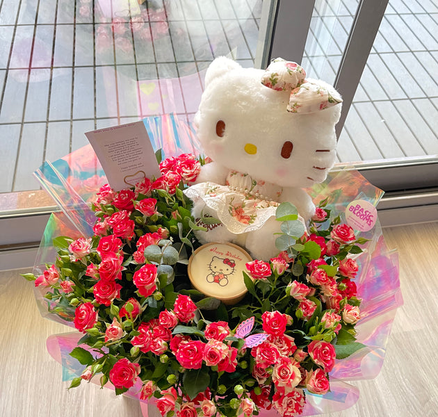 HelloKitty bouquet with cake🎀