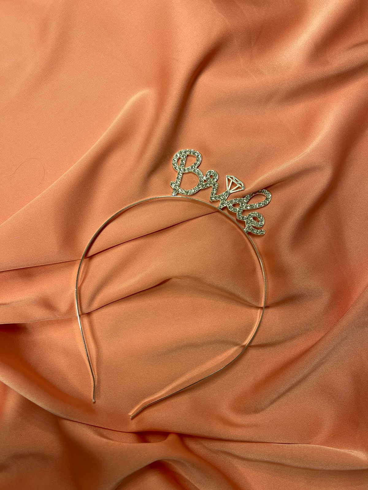 Bride head band - Silver