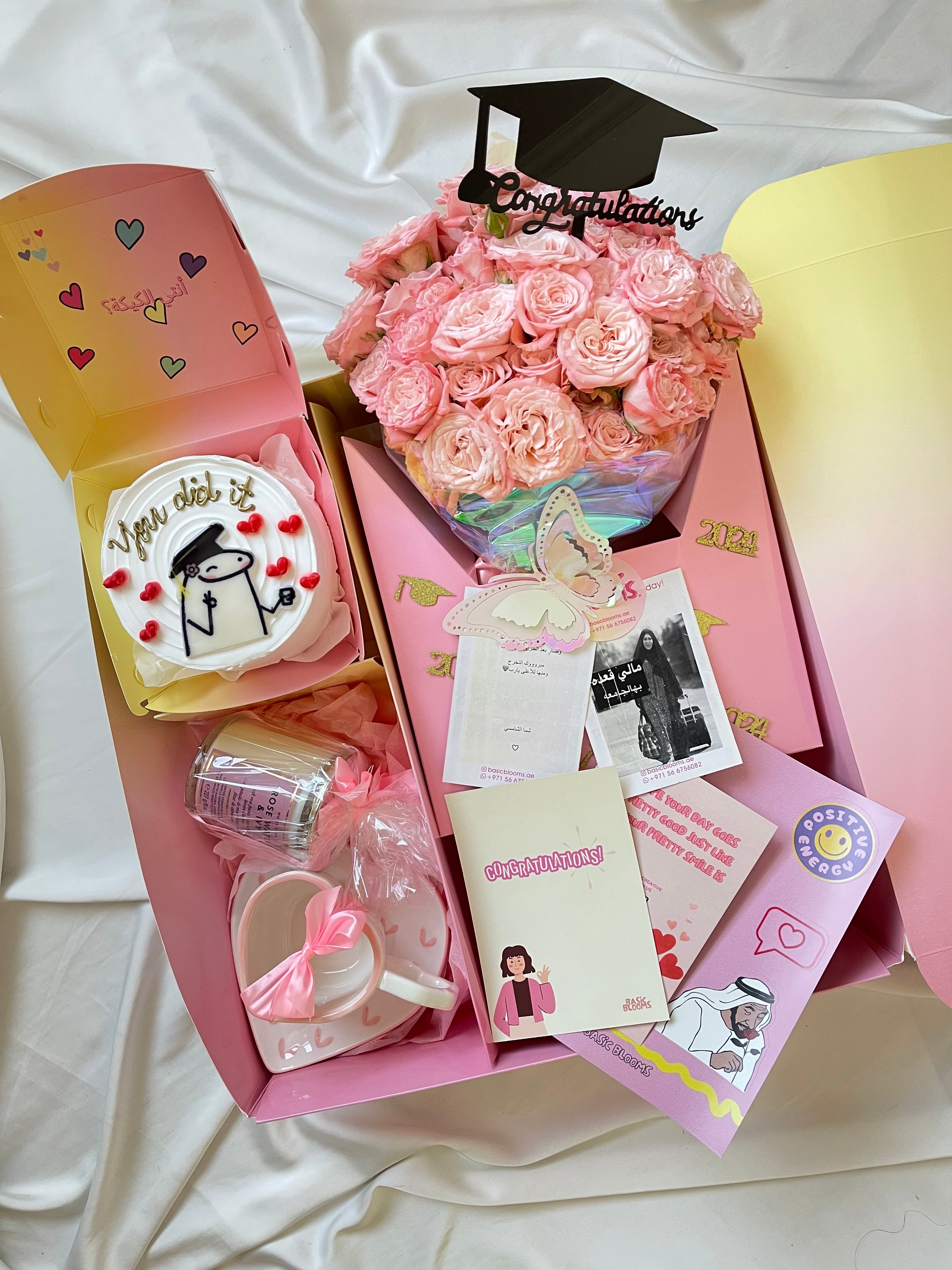 Pink Graduation Box