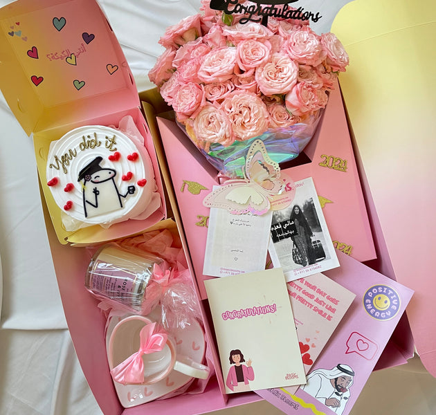 Pink Graduation Box