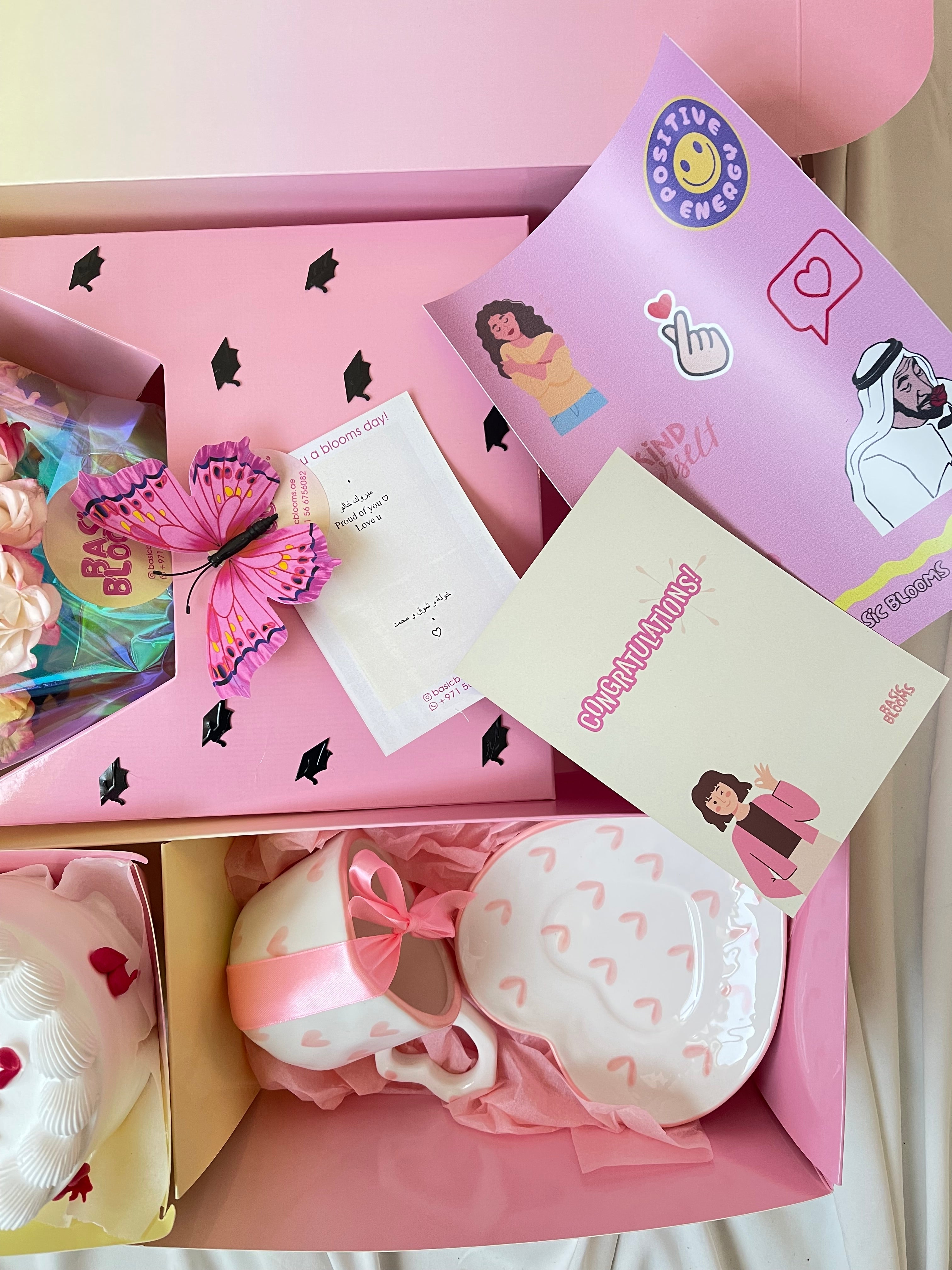 Pink Graduation Box