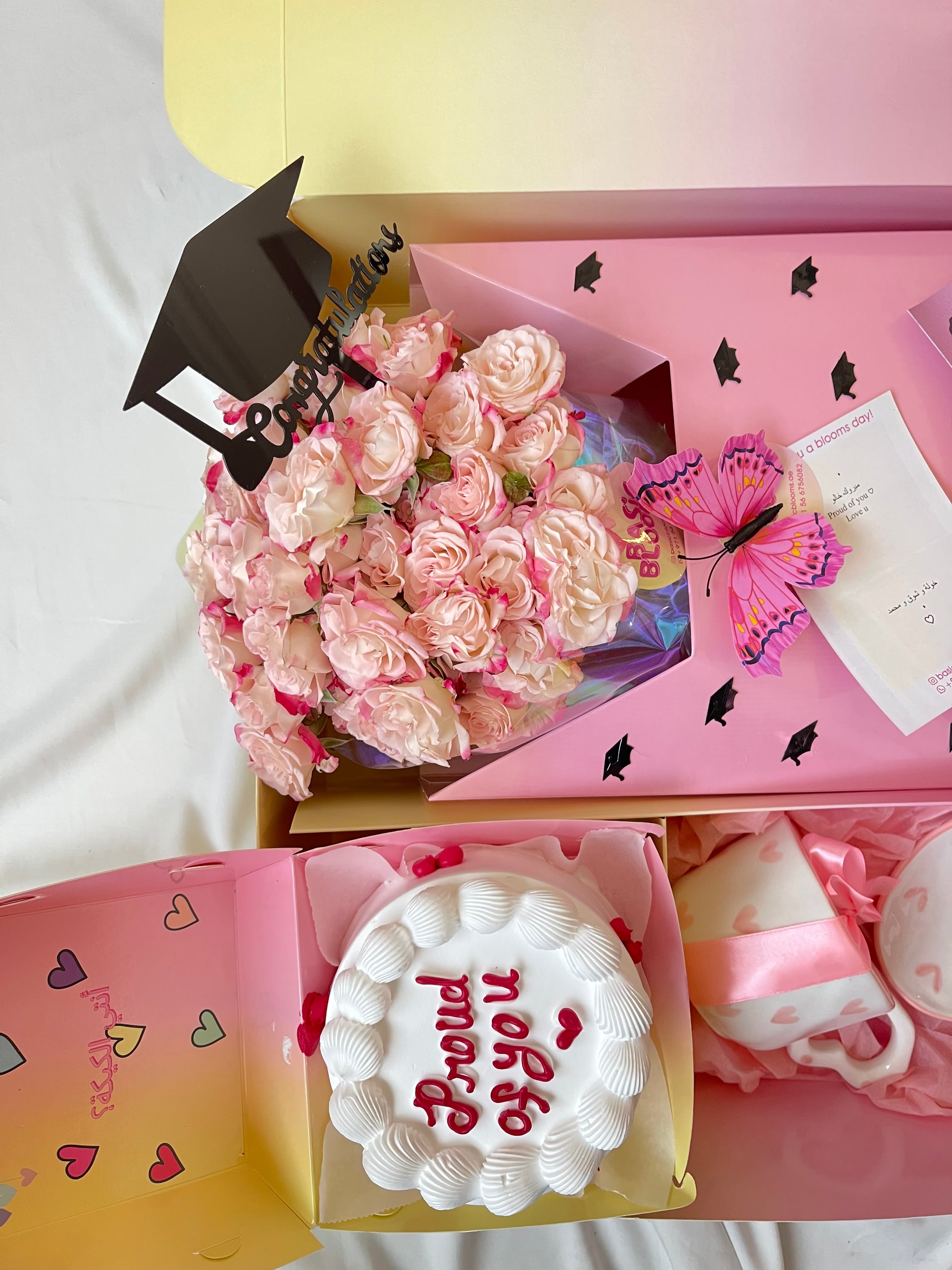 Pink Graduation Box