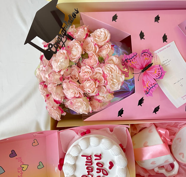Pink Graduation Box