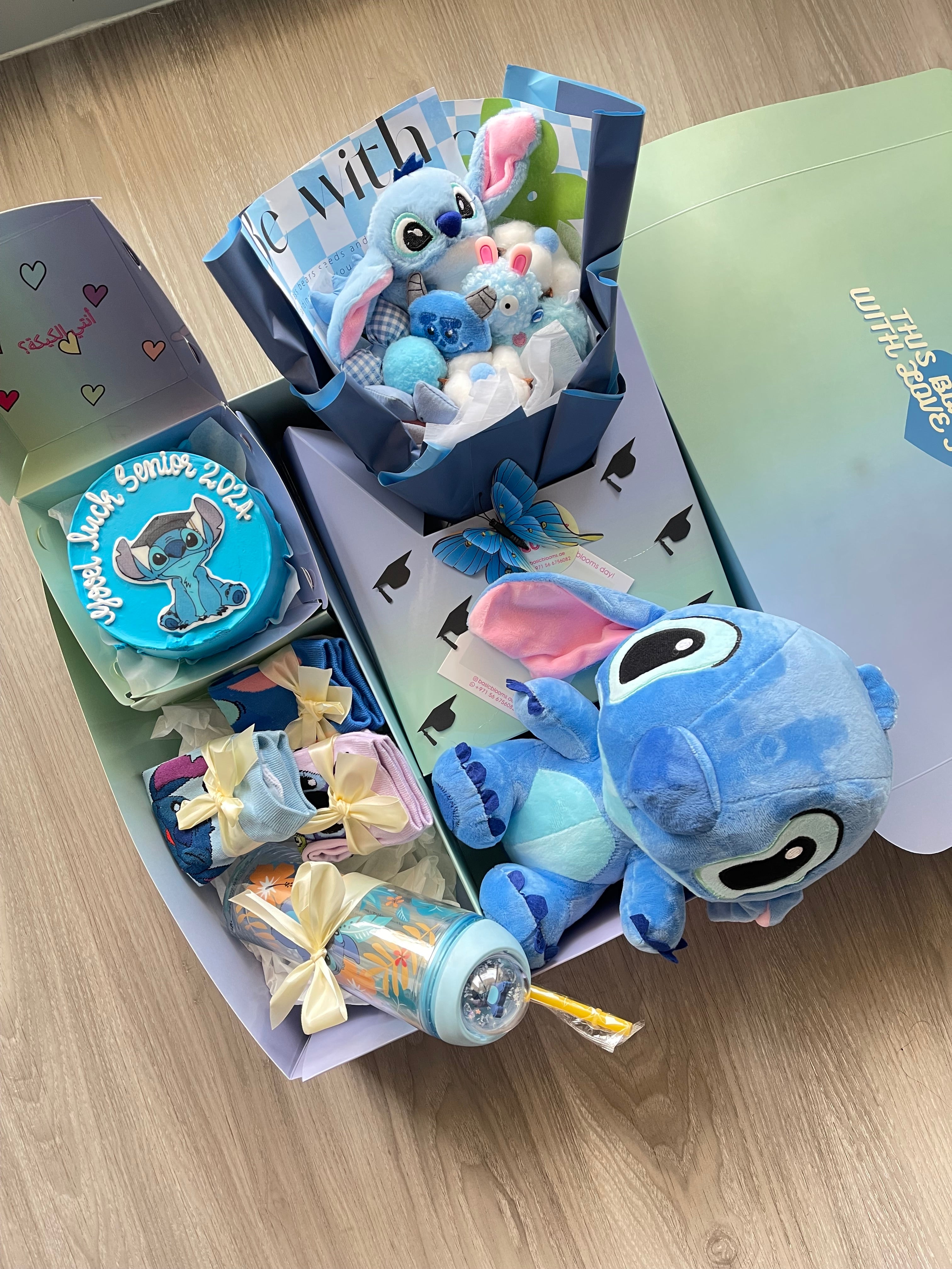 Stitch Graduation Box💙