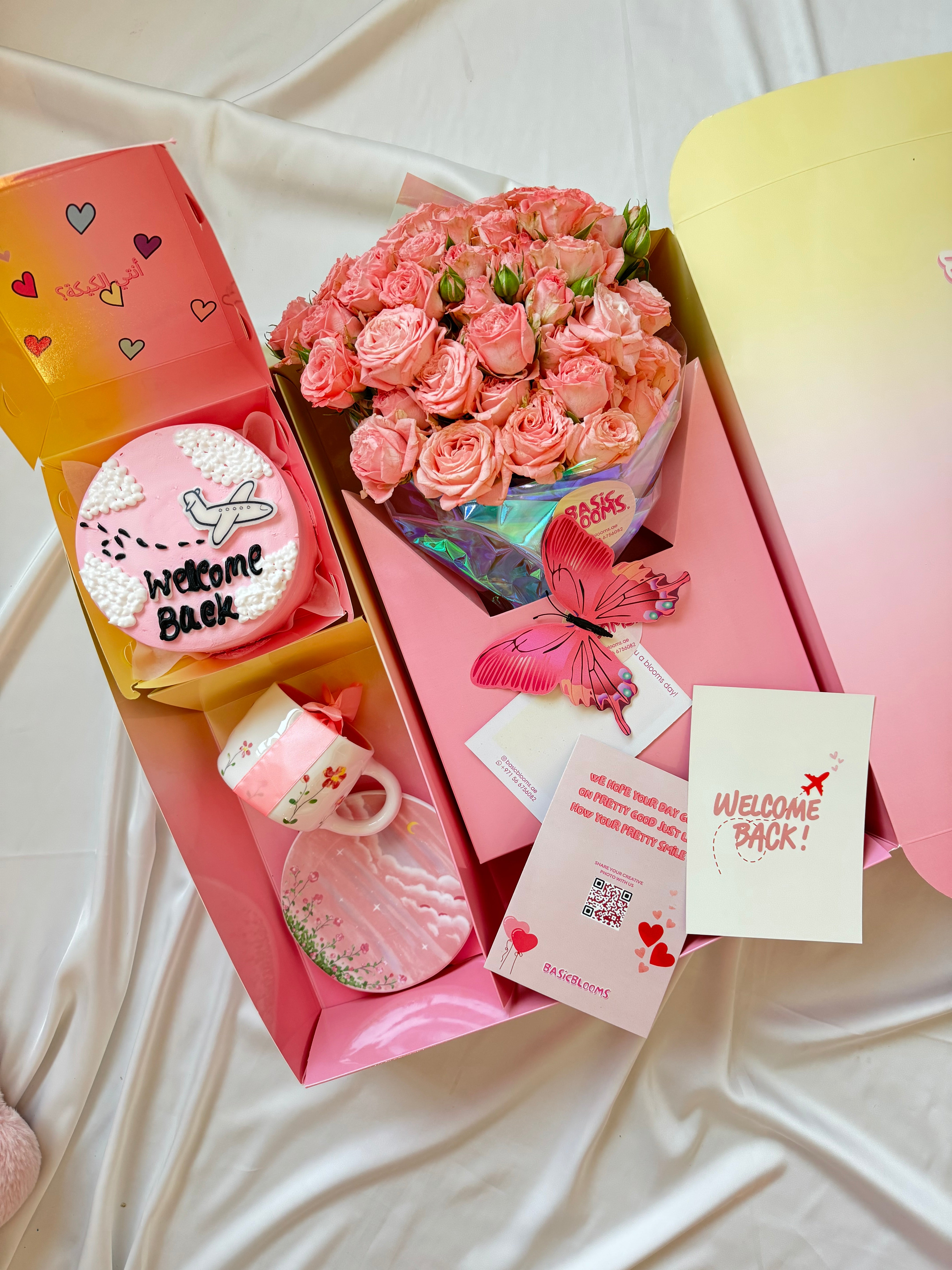 Pink Welcome back box