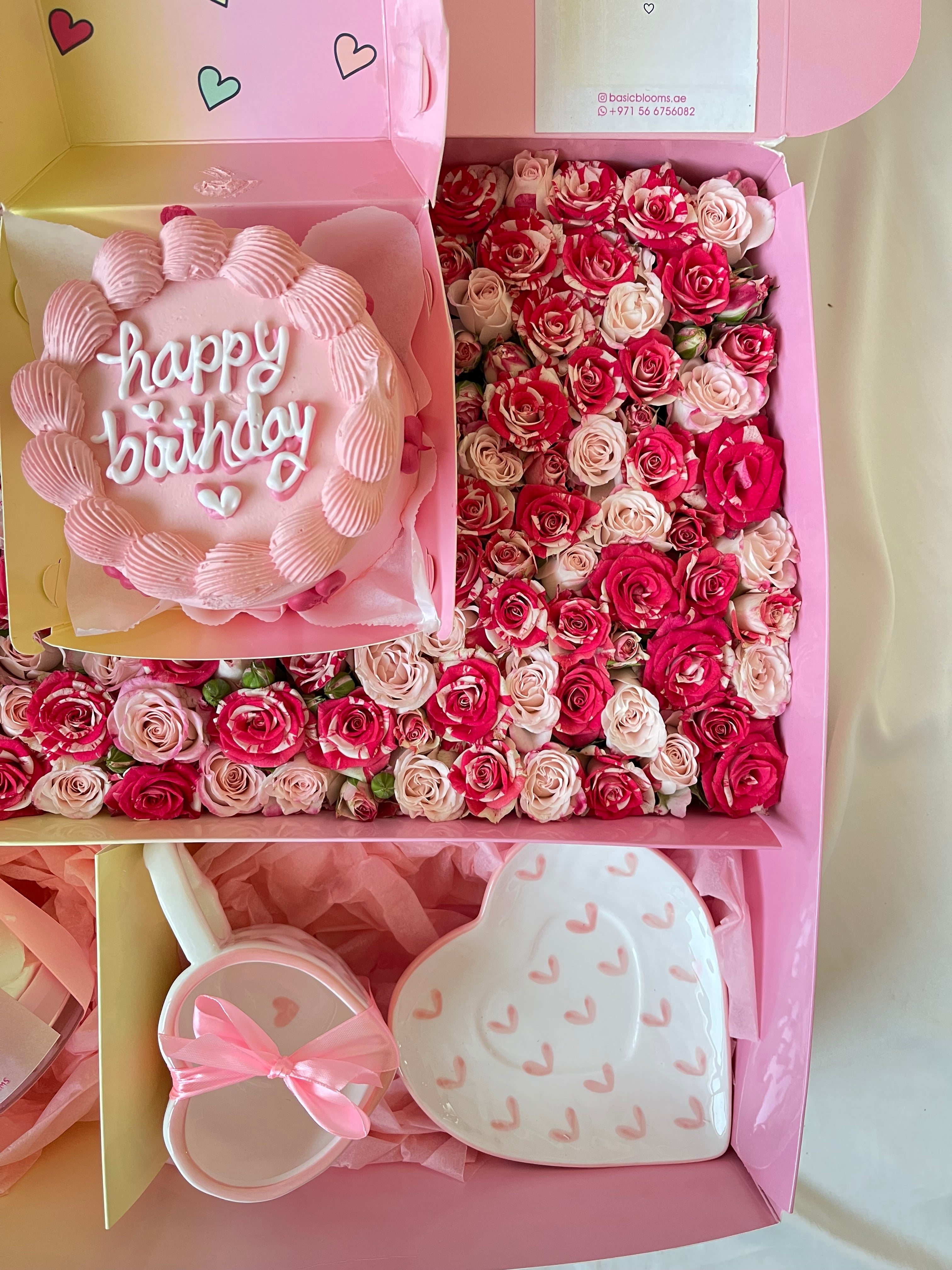 Flowers birthday box
